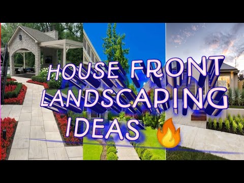 Beautiful 😍🥰 Front House Landscaping ideas 🔥//Front yard landscaping ideas 🔥