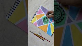 Colors speak louder than words 🌸🎨 #boldcanvas #artlove #mandalavibes #creativityflow