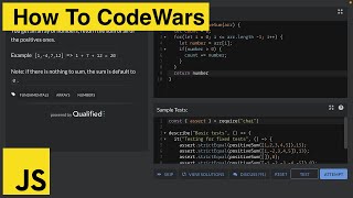 How to use CodeWars (JavaScript)