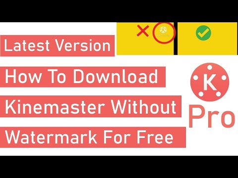 How to download kinemaster without watermark  Remove Kinemaster Watermark  kinemaster pro
