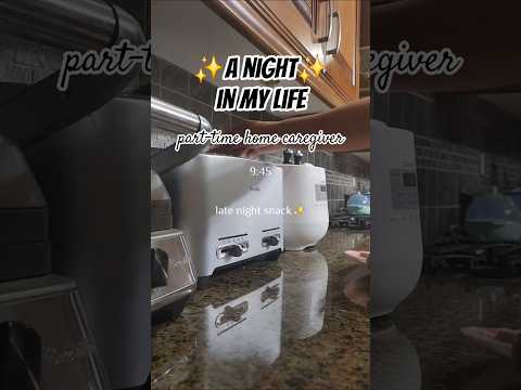 Work Nights With Me!✨️ #caregiver #workvlog #shorts #fyp #spendthedaywithme #canadadiaries