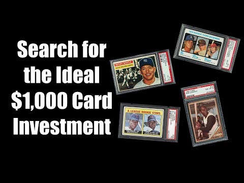 Search for the Ideal $1,000 Vintage Baseball Card Investment