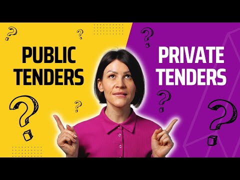 The Difference Between PUBLIC Sector and PRIVATE Tenders - What You Need to Know