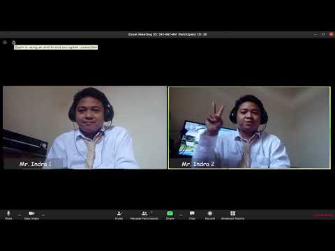 How To Start Live Zoom Meeting Presentation by 2 students! - Presentation Group right on your Home!