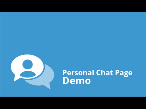 Introducing Personal Chat Pages!
