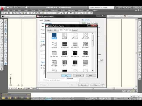 Fill with color in AutoCAD 2010