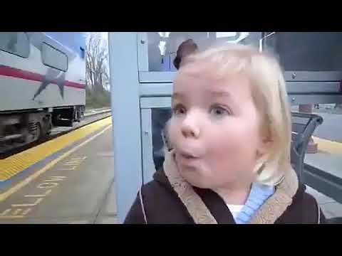 A TRAIN ....The Pure JOY from eyes of a child