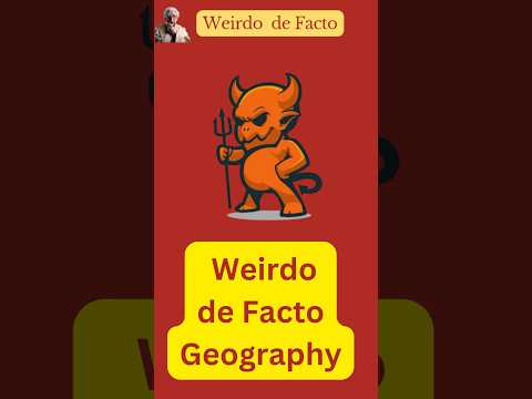 Weirdo de facto Geography edition #weirdfact #shorts #geography