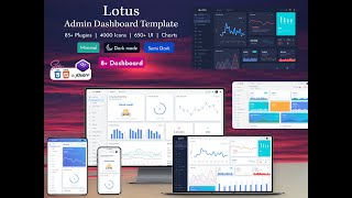 Lotus Responsive Admin Dashboard Template