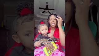 Daughter reaction to sour patch kids #shortsviral