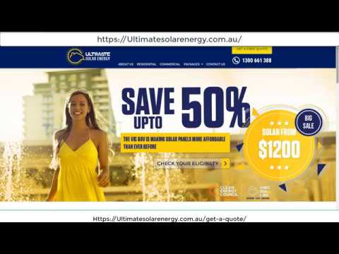 Solar Victoria Rebate [2020]- solar panels australia review