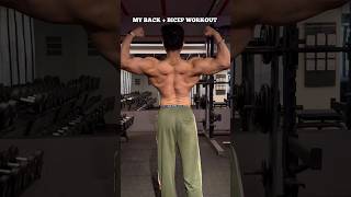 BACK & BICEPS ✅ #workout #backworkout #armsworkout #fitnesscoach #fitnessvlog #shorts #explorepage