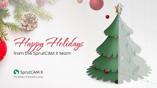 Happy Holidays greetings from SprutCAM Tech 2024 #sprutcamx #sprutcam #sprutcamrobot  #newyear2024