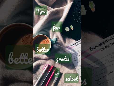 How to get better grades in school 📚