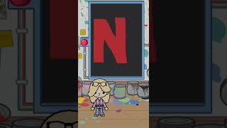 Netflix logo 💀 i know its bad #netflix #drawing #logo