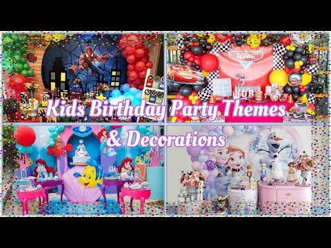 Disney Themes for kids birthday party decoration ||Birthday party decor Ideas for Kids 👫
