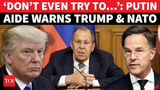 'RUSSIA WON’T BE HAPPY...’: Lavrov’s CHILLING Warning As EU ‘Tries To Tweak’ Trump’s Ukraine Plan