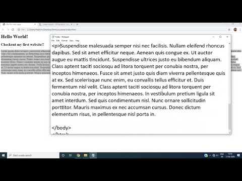 Adding Heading, Paragraph and other basic styling | Video #2