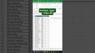 How to Convert Numbers Stored as Text to Numbers 🔢 #excel