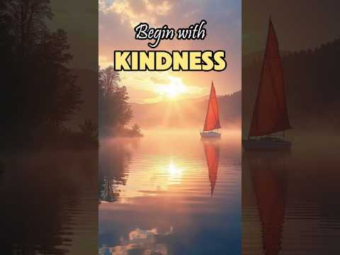 You Deserve to Begin with Kindness | Soulful Rise #selflove #shorts☀️