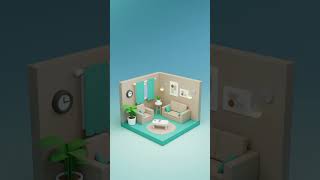 ⚡️NEW YOUTUBE VIDEO TUTORIAL⚡️ #3Dmodelling #lowpoly #maya #3Dtutorial #3Droom