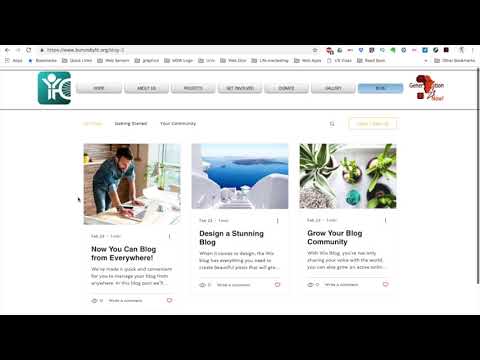How to add a blog post onto wix