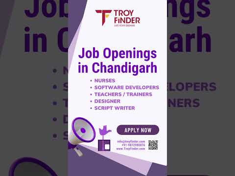 Job Openings in Chandigarh!