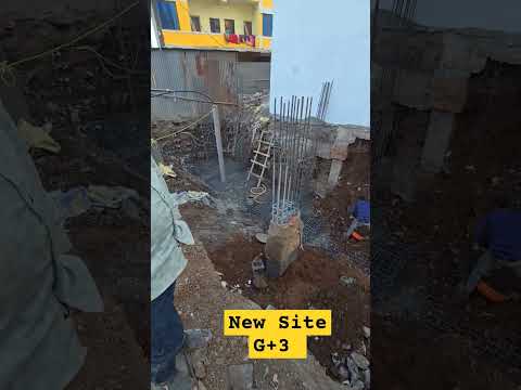 New G+3 Construction Site #construction #foundation