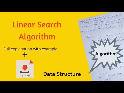 #Linear Search Algorithm with example | linear search in #C | #Data structures