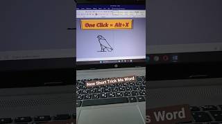 #4k Falcon 🦅 Emoji Shortcut in MS Word | Unique #unicode Trick | #shorts #msword #tipsandtricks