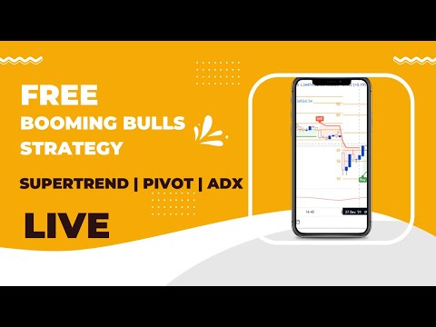 Booming Bulls Strategy | Free | Pivot+SuperTrend+ADX Live #boomingbull #optionstrategy
