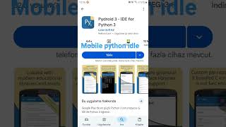 mobile python idle #code #codes #codeshorts #pythonprogramming