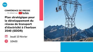 Plan stratégique pour le développement du réseau de transport d'électricité à l'horizon 2040 (SDDR)
