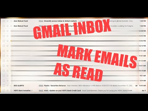 Mark All UNREAD emails as READ in GMAIL | GMAIL HACK | DECLUTTER INBOX