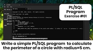 Oracle PL/SQL practice exercises #01 with solutions