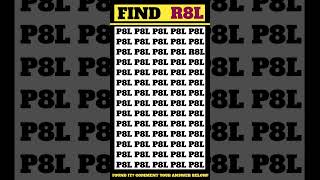 ⚡ Ready? This one tricks your focus!#HiddenCode #BrainReflex