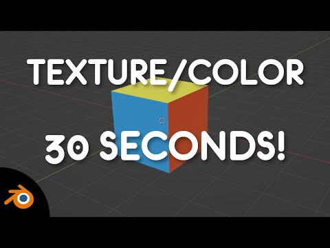 EASY Blender texturing in 30 SECONDS