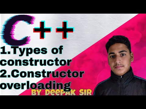 #object #program    "Types of construction" &"Constructor overloading"