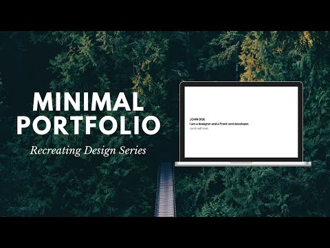Minimal Portfolio: Design To Code
