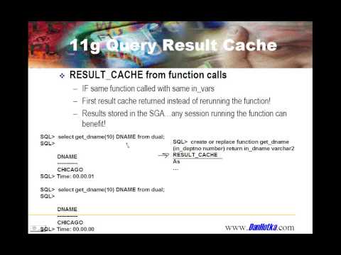 Rev up your Oracle Functions using Result Cache