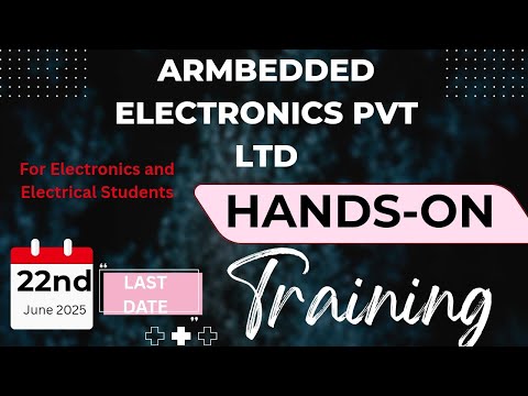 Hands on training|45 Days Training | 3 Days to Go! | Armbedded Electronics Pvt. Ltd|ECE