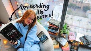 Finishing Every Series I'm in the middle of... in my new apartment! 🌃📖🌙