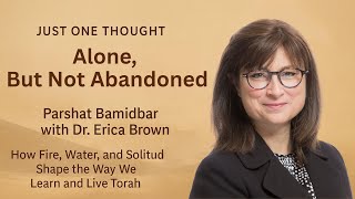 Just One Thought – Parashat Bamidbar - Alone, but not abandoned