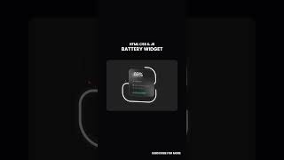 Battery Widget UI Design | HTML & CSS Animation #webdesign #codingshorts