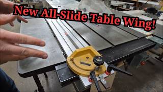 Introducing The All-Slide Table Wing Universal Sliding Track for Bandsaws, Tablesaws +  EthAnswers