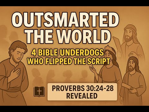 4 Biblical Underdogs Who Outsmarted the World | Proverbs 30:24–28 Explained