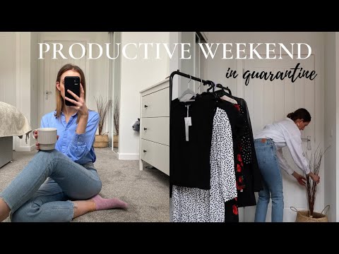 WEEKEND IN QUARANTINE VLOG | Being Productive & Planning My Week