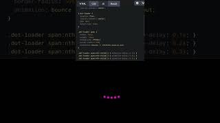 Create Simple Loading Animation with HTML & CSS. 💻 #htmlcss #coding #tech