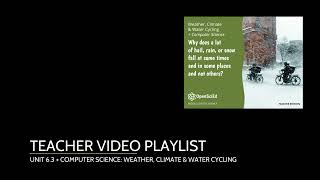 Unit 6.3 CS Weather Teacher Playlist Intro