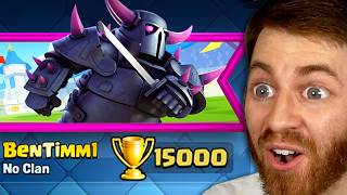 I hit 15,000 Trophies for the first time in Clash Royale!